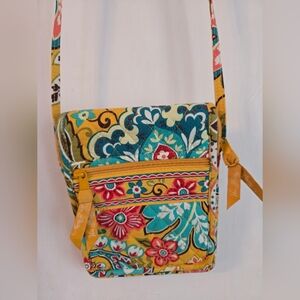 Vera Bradley Quilted Floral Crossbody Bag